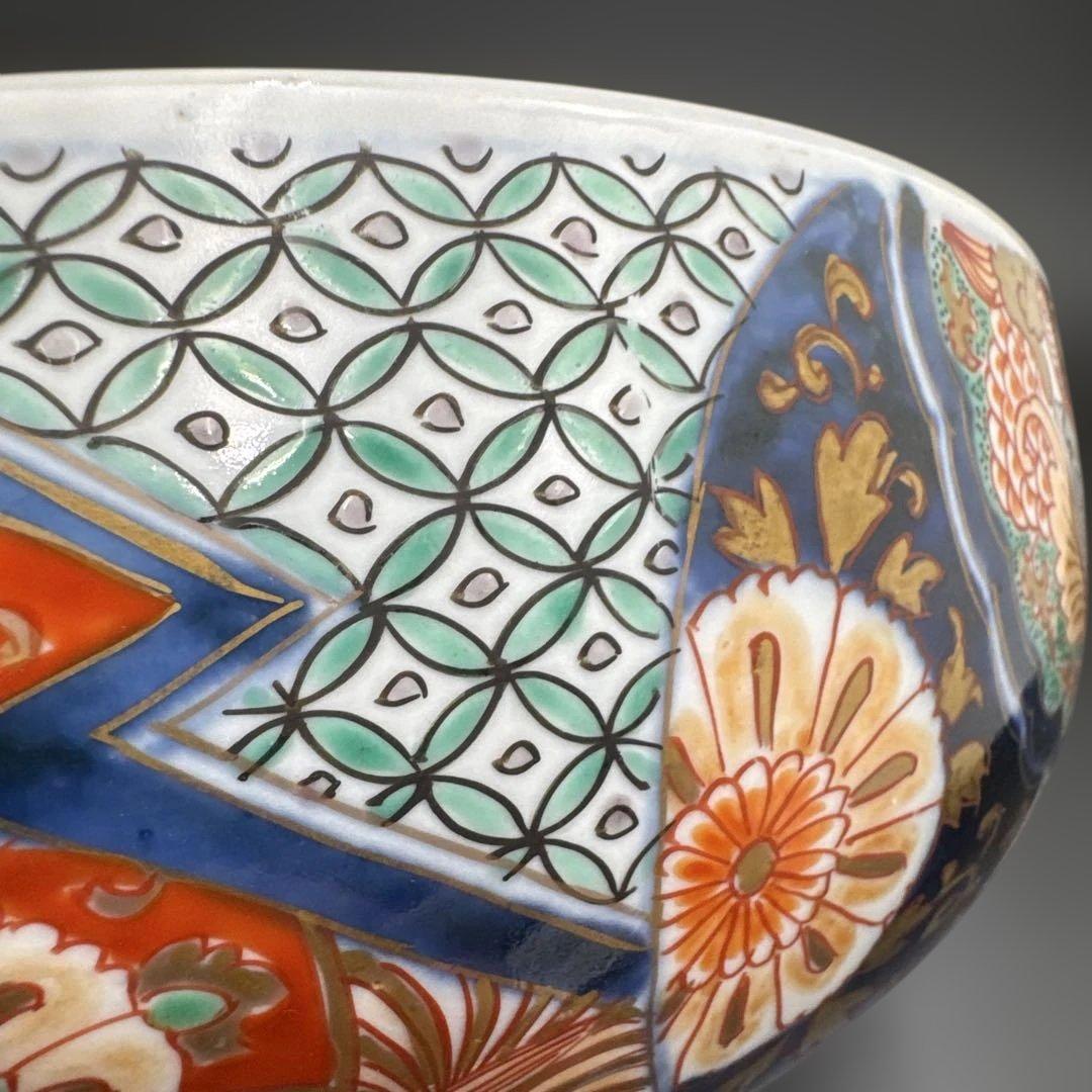 ★ 伊万里 色絵 大鉢 直径27cm 完品 ★