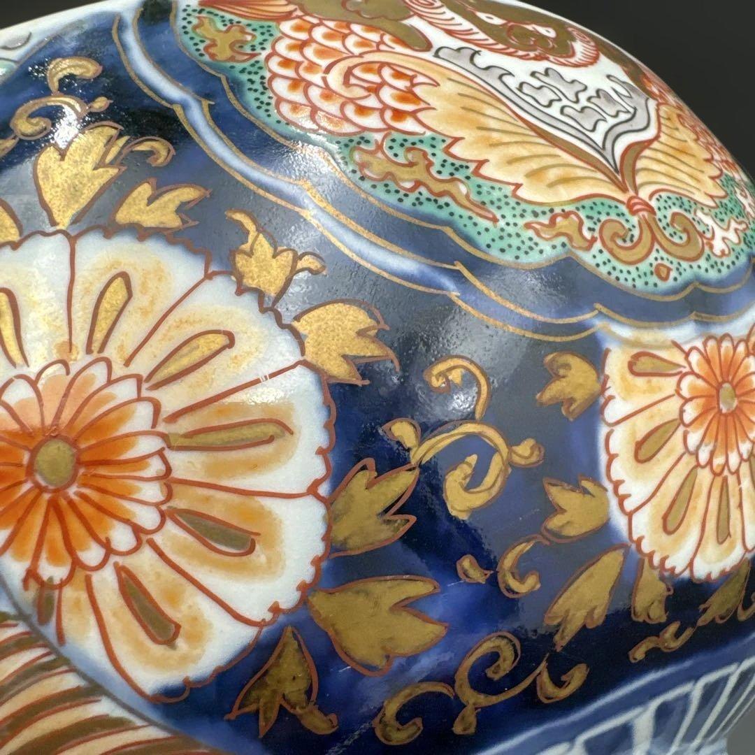 ★ 伊万里 色絵 大鉢 直径27cm 完品 ★