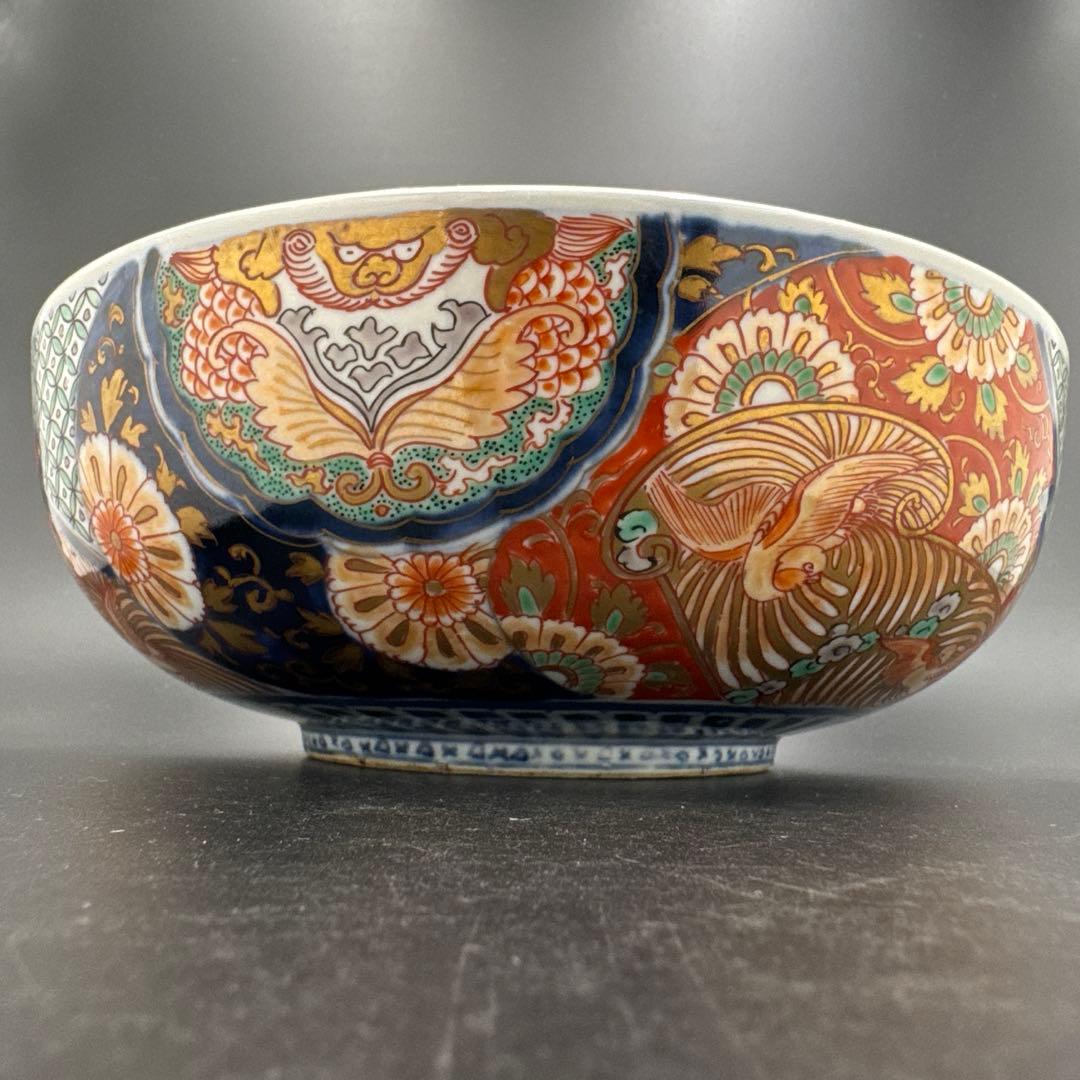 ★ 伊万里 色絵 大鉢 直径27cm 完品 ★