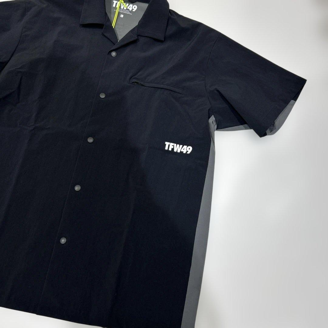TFW49 ボタンシャツ 黒