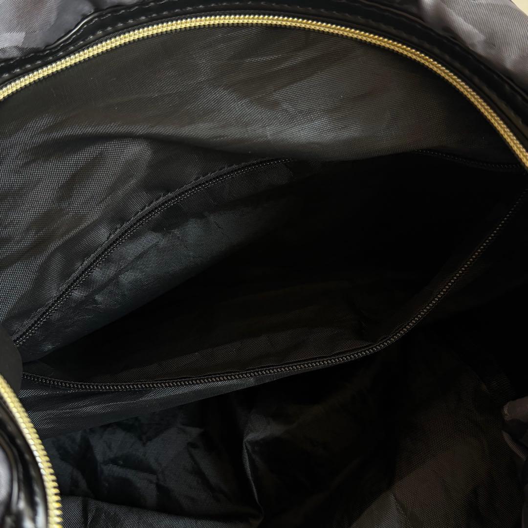 マークアンドロナ　ボストンバッグ　カモフラ　グレー系　スカル　ゴルフ