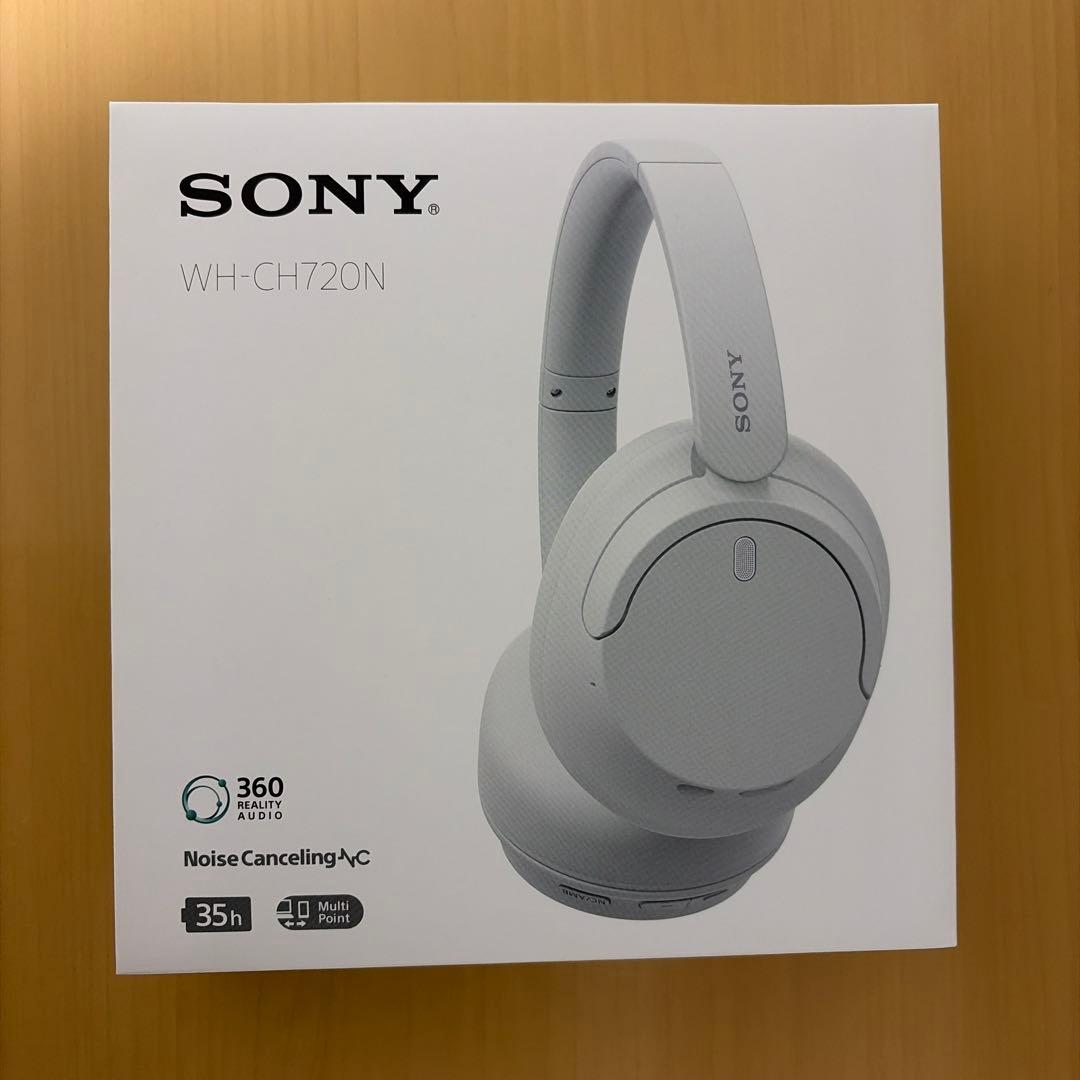 SONY ワイヤレスヘッドホン WH-CH720N ホワイト