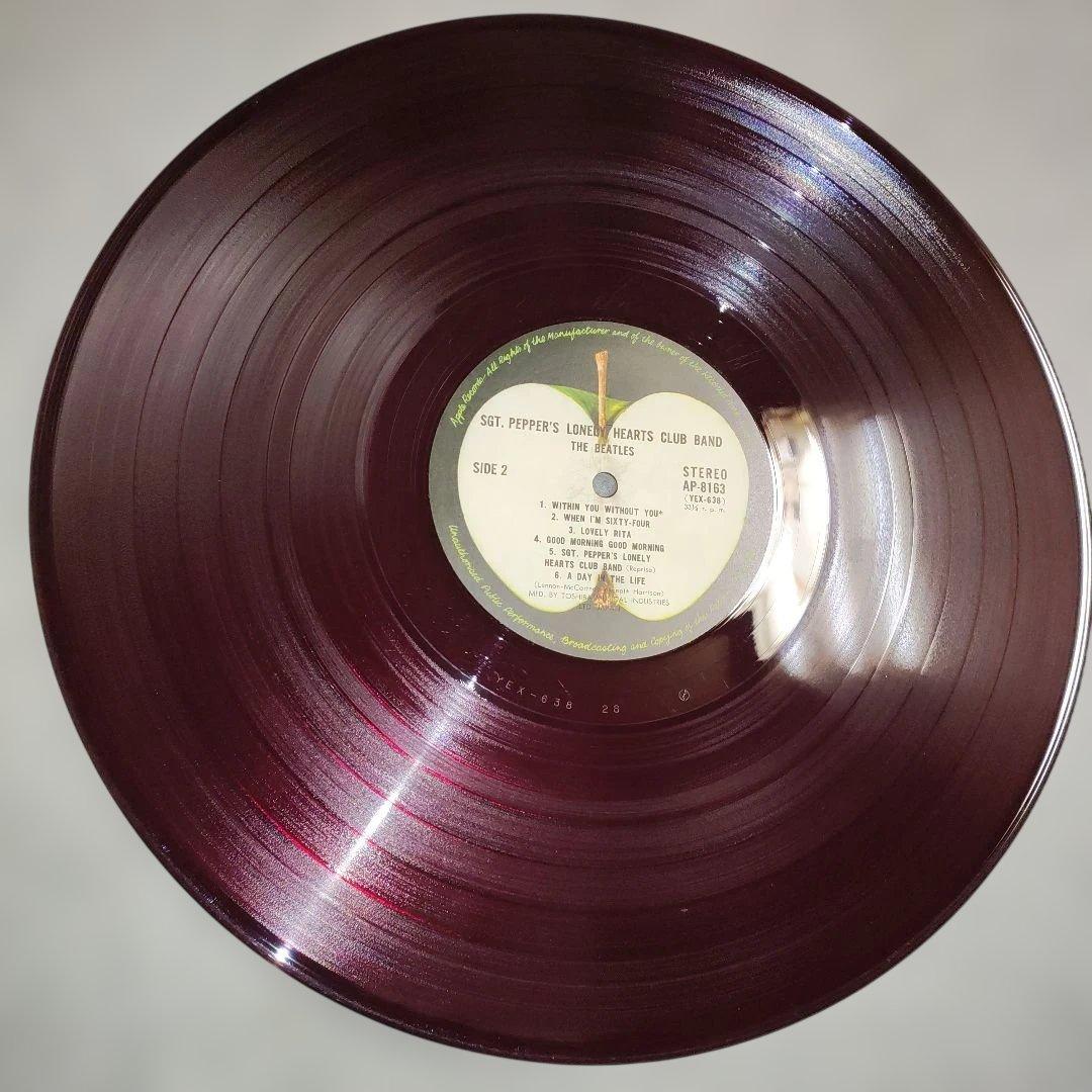 【赤盤良品ＬＰレコード】ビートルズ／サージェント・ペパーズ
