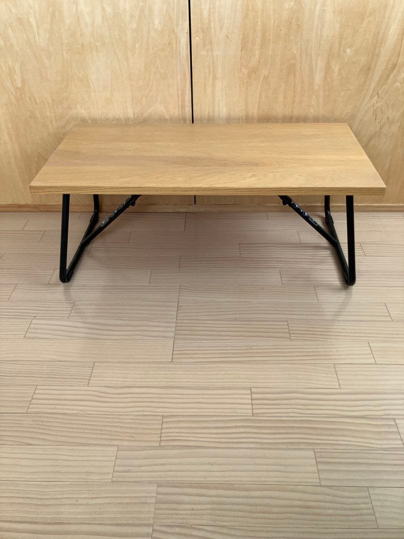 nico　MUJI 無印良品 折りたたみローテーブル オーク材 廃盤品
