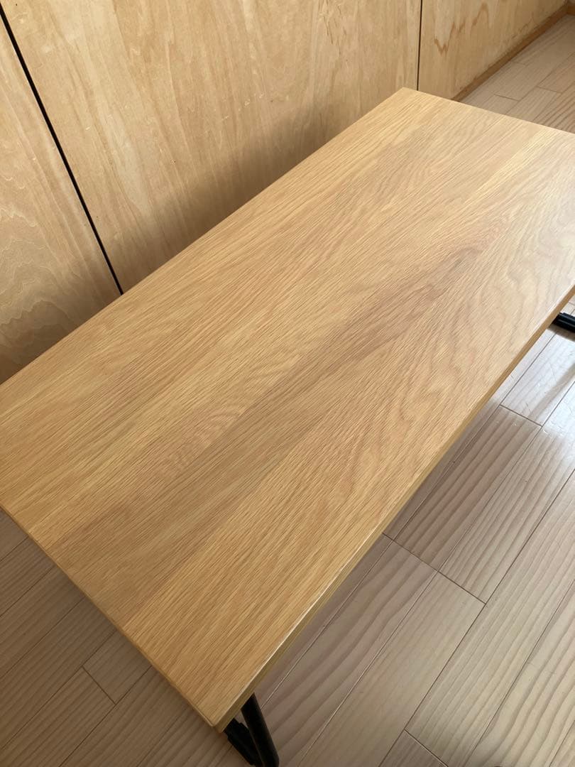 nico　MUJI 無印良品 折りたたみローテーブル オーク材 廃盤品