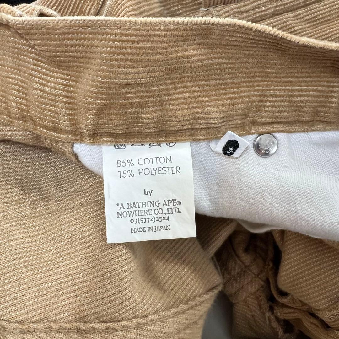 A Bathing Ape 90s ダブルニー コーデュロイペインターパンツ