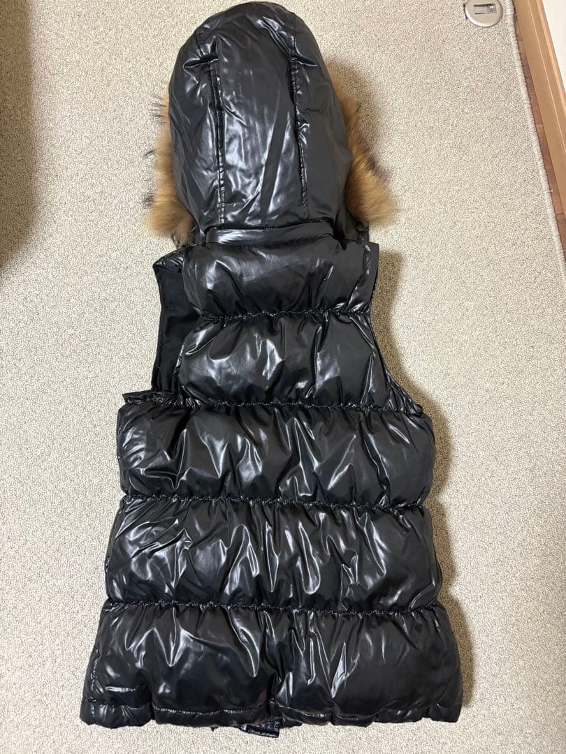 00s archive ファー付き　ダウンベスト　y2k グランジ　お兄系　短丈