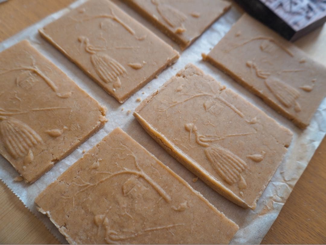 【週末セール！】クッキー型 木製 アンティーク調 スペキュロス型 木工作家