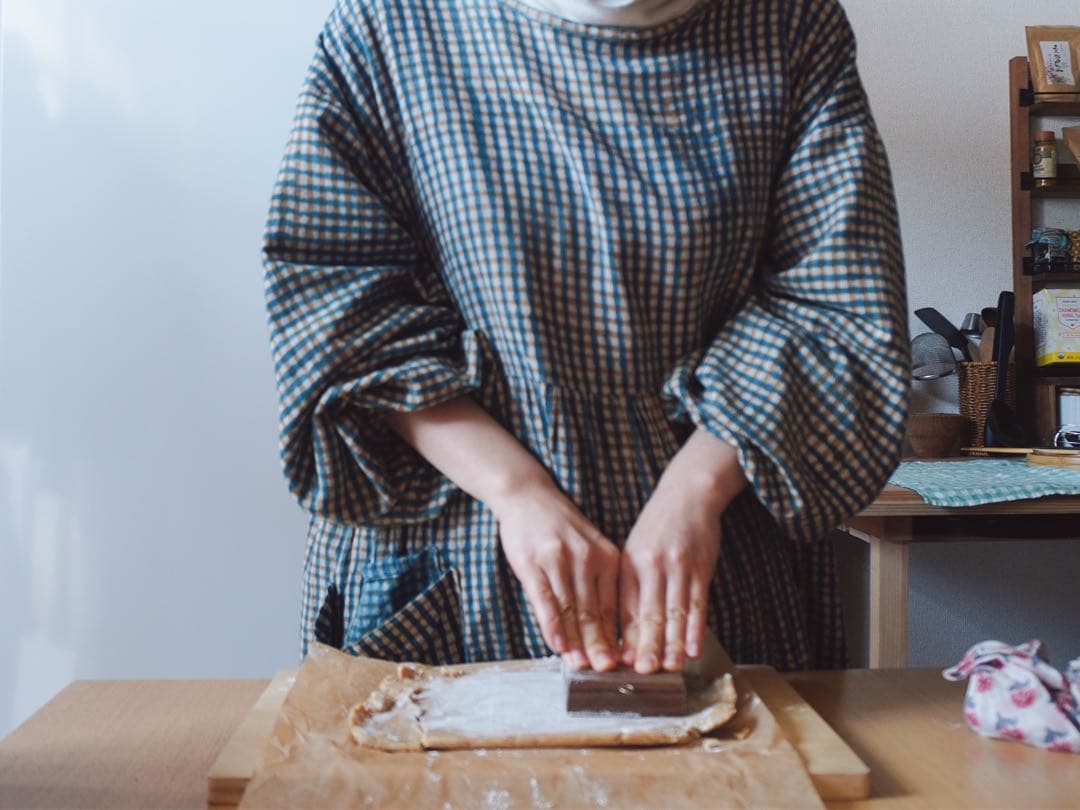 【週末セール！】クッキー型 木製 アンティーク調 スペキュロス型 木工作家