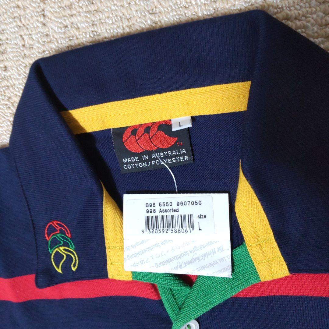 【希少！新品】canterbury AUSTRALIAラガーシャツ