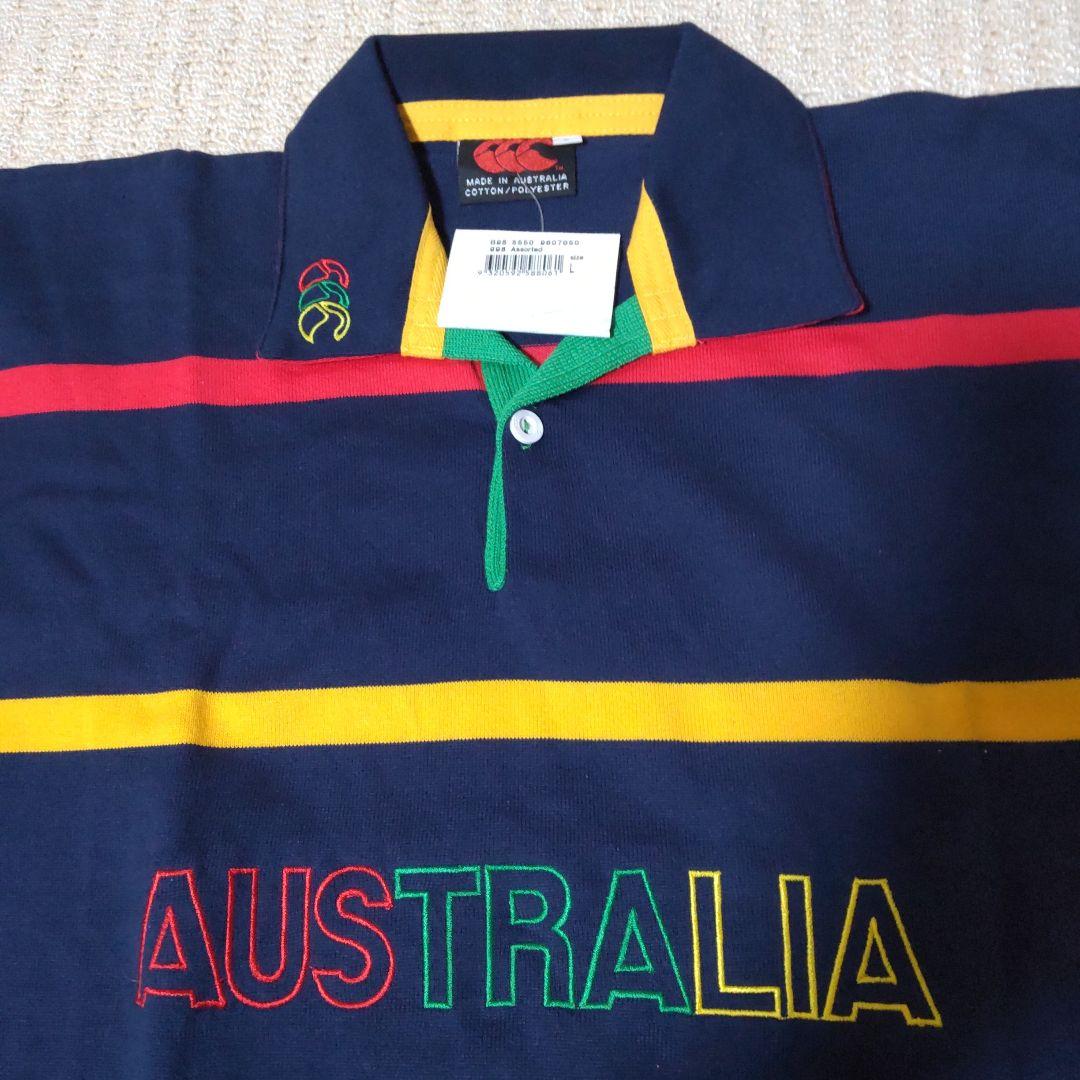 【希少！新品】canterbury AUSTRALIAラガーシャツ