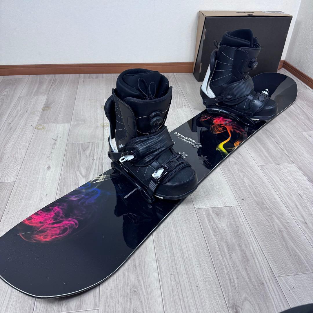 ZUMA スノーボード 155cm 4点セット
