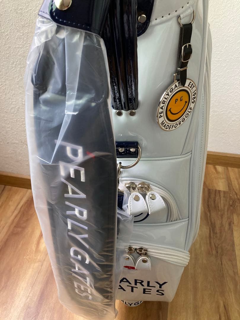 PEARLY GATES キャディバッグ ホワイト ゴルフバッグ