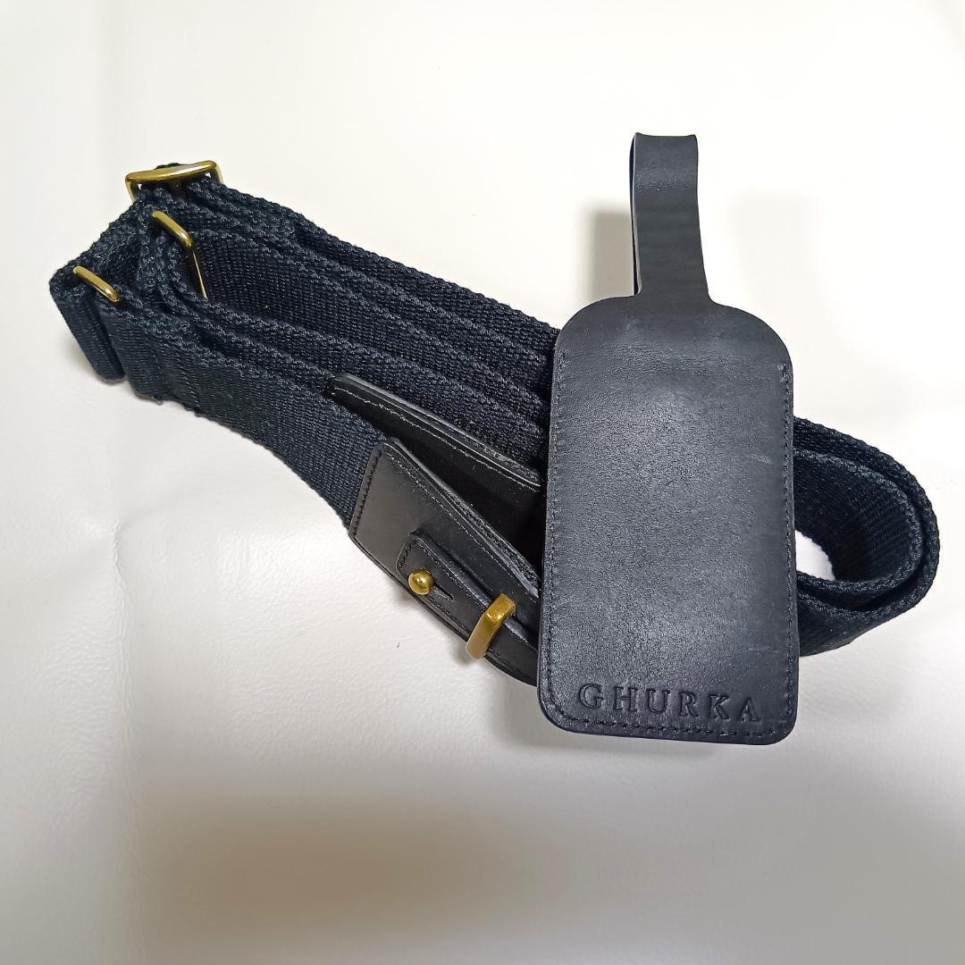 美品 名品 希少 GHURKA グルカ トートバッグ ブラック 高級