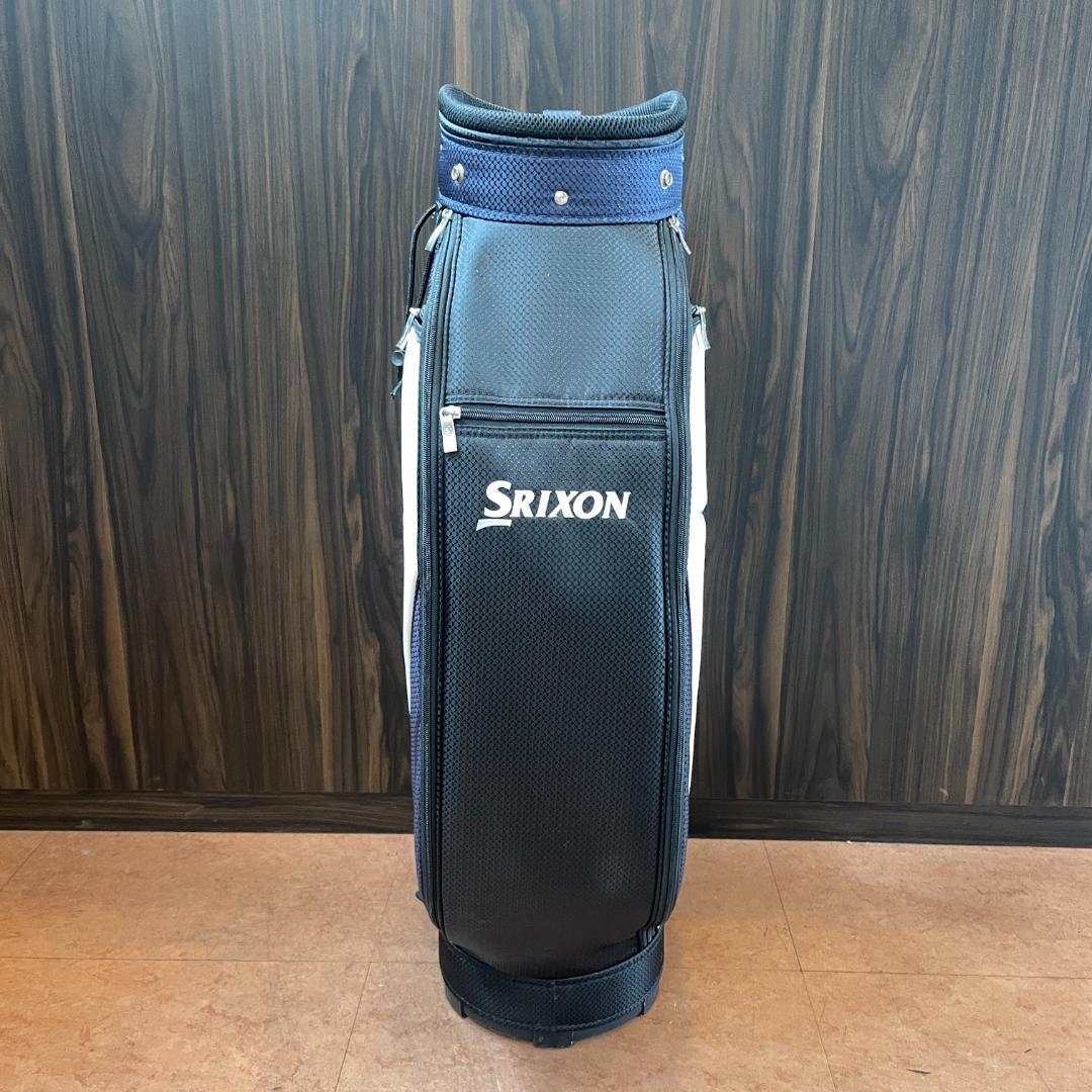 SRIXON/スリクソン ゴルフ キャディバッグ【黒×白】中古