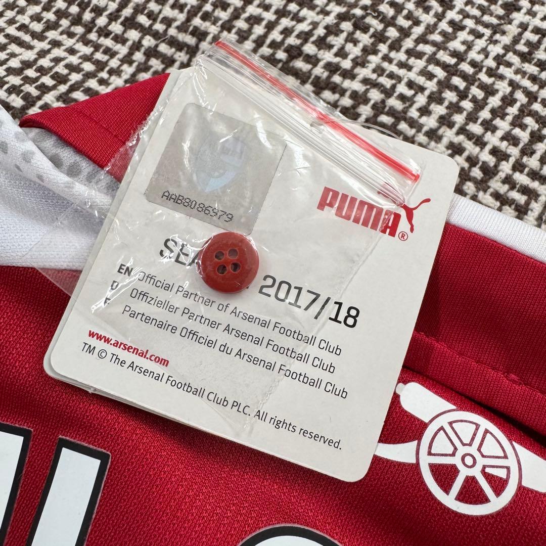 【新品タグ付き・PLパッチ】J・ウィルシャー ＃１０ アーセナル １７／１８