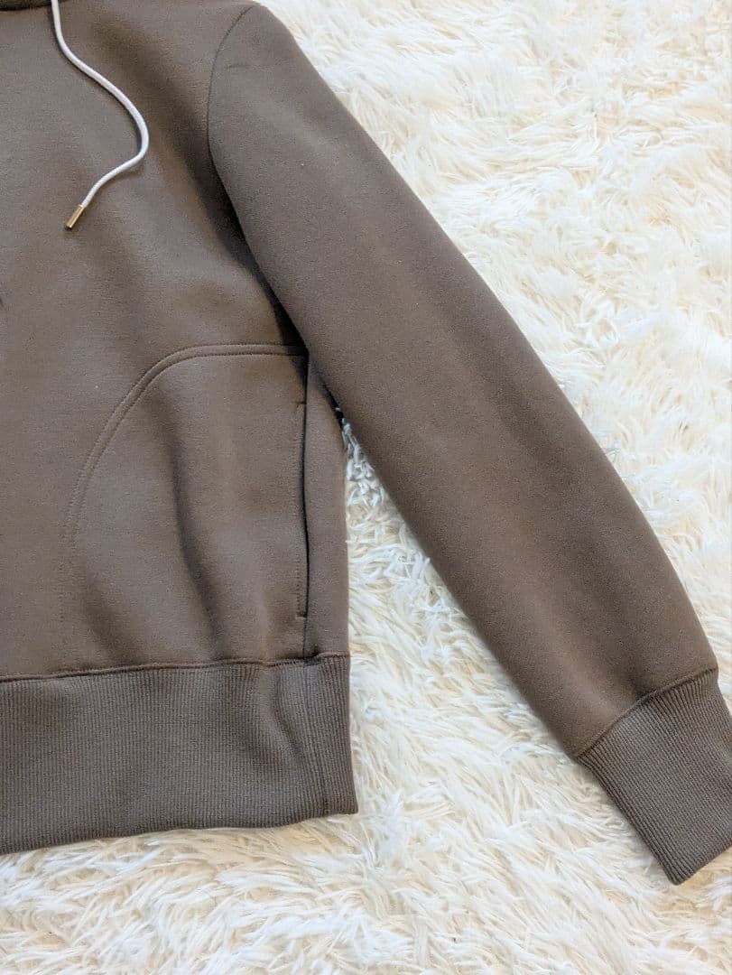 リヴドロワ スポンジダンボールZIPパーカー ブラウン