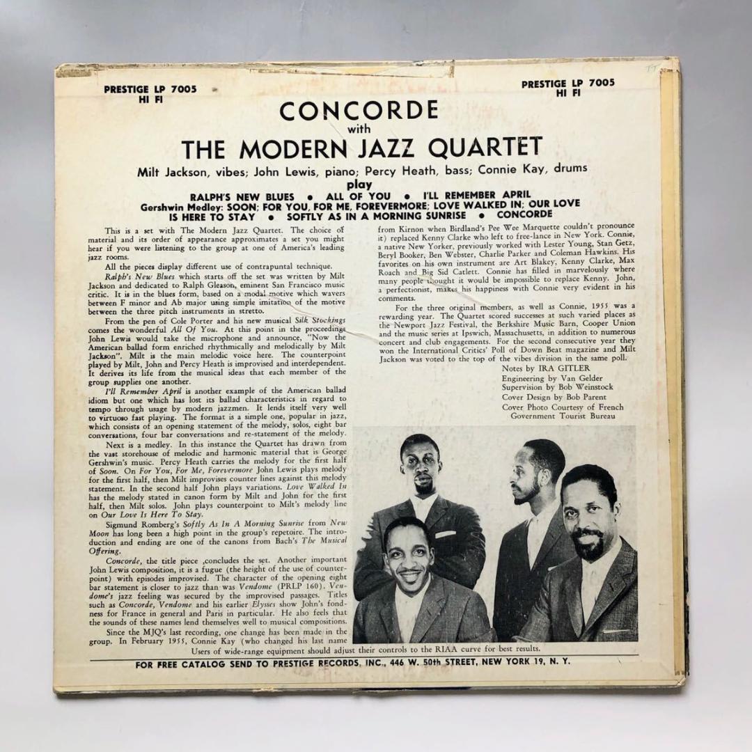 #3879【希少な名盤】モダン・ジャズ・カルテット LPレコード ジャズ RVG