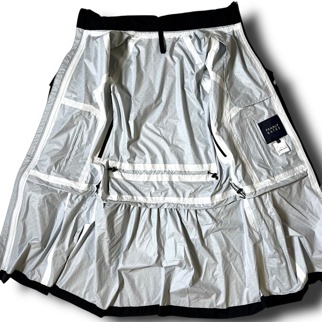 新品 定価4.6万 1 パーリーゲイツ レインジャケット ワンピース ブラック