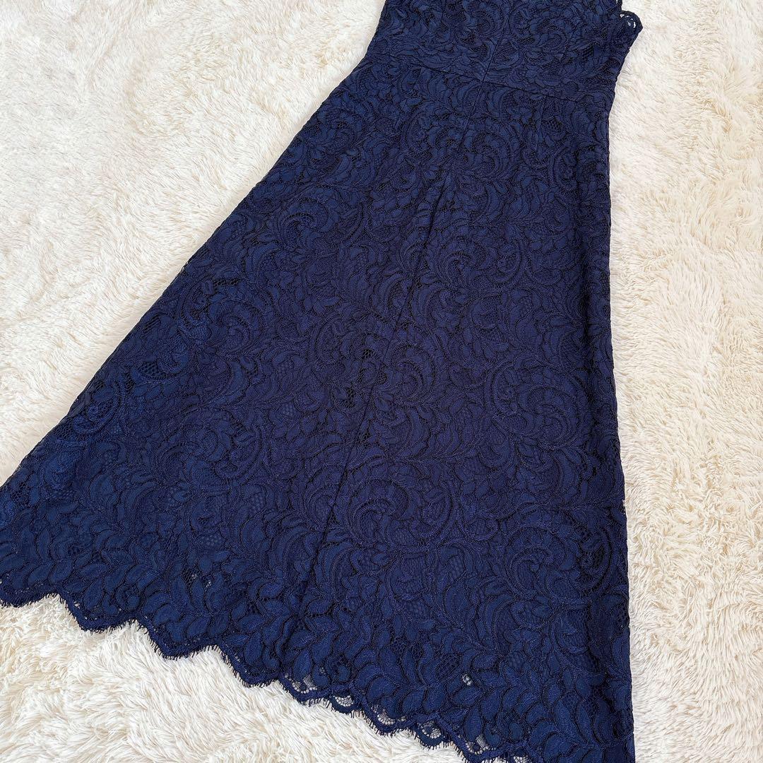 人気完売品 ☆グレースコンチネンタル レースミッドドレス ワンピース