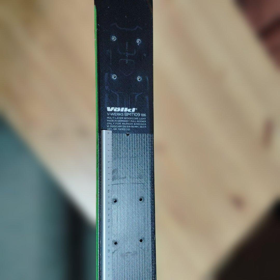 VOLKL V-WERKS BMT 109 186cm スキー板 のみ