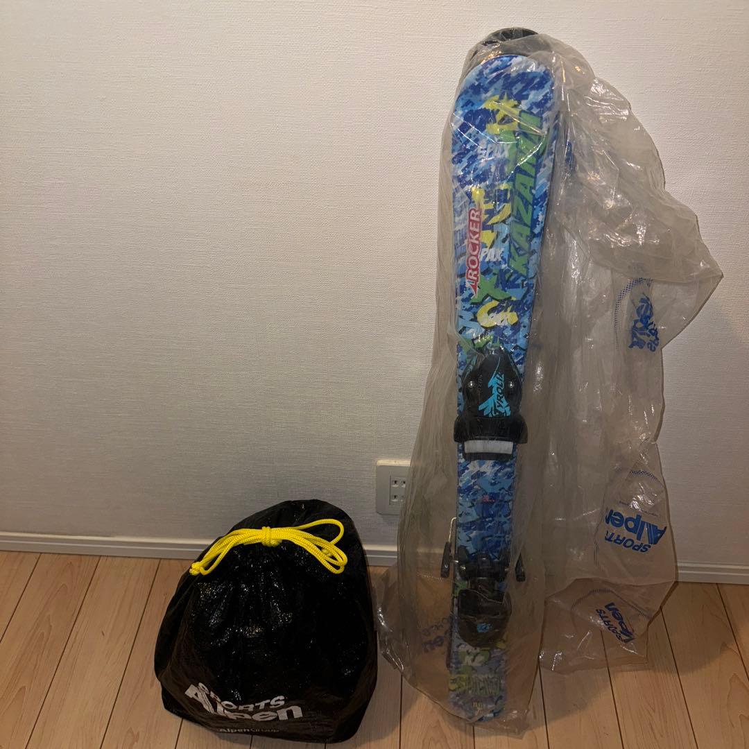 子供用 スキー板 シューズ ストック　3点セット