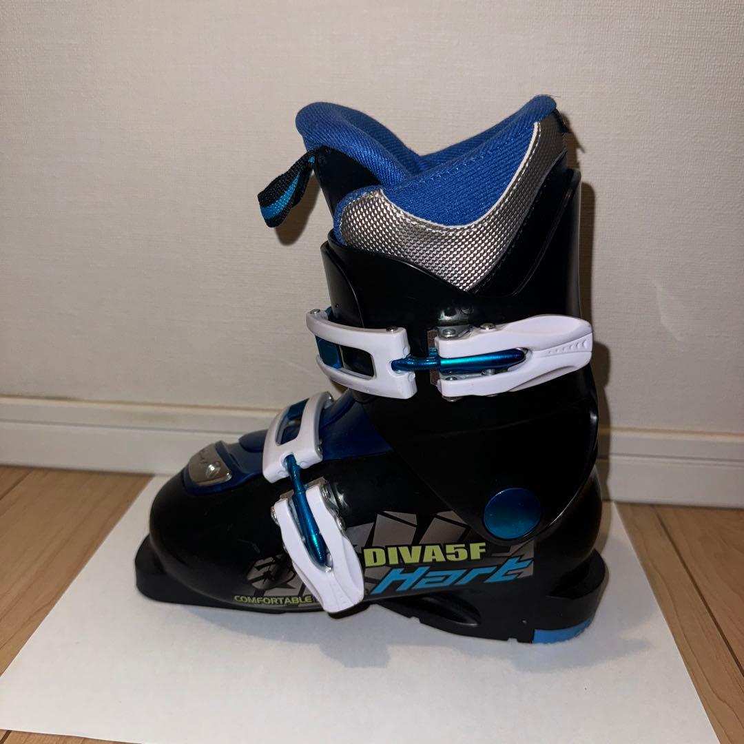 子供用 スキー板 シューズ ストック　3点セット