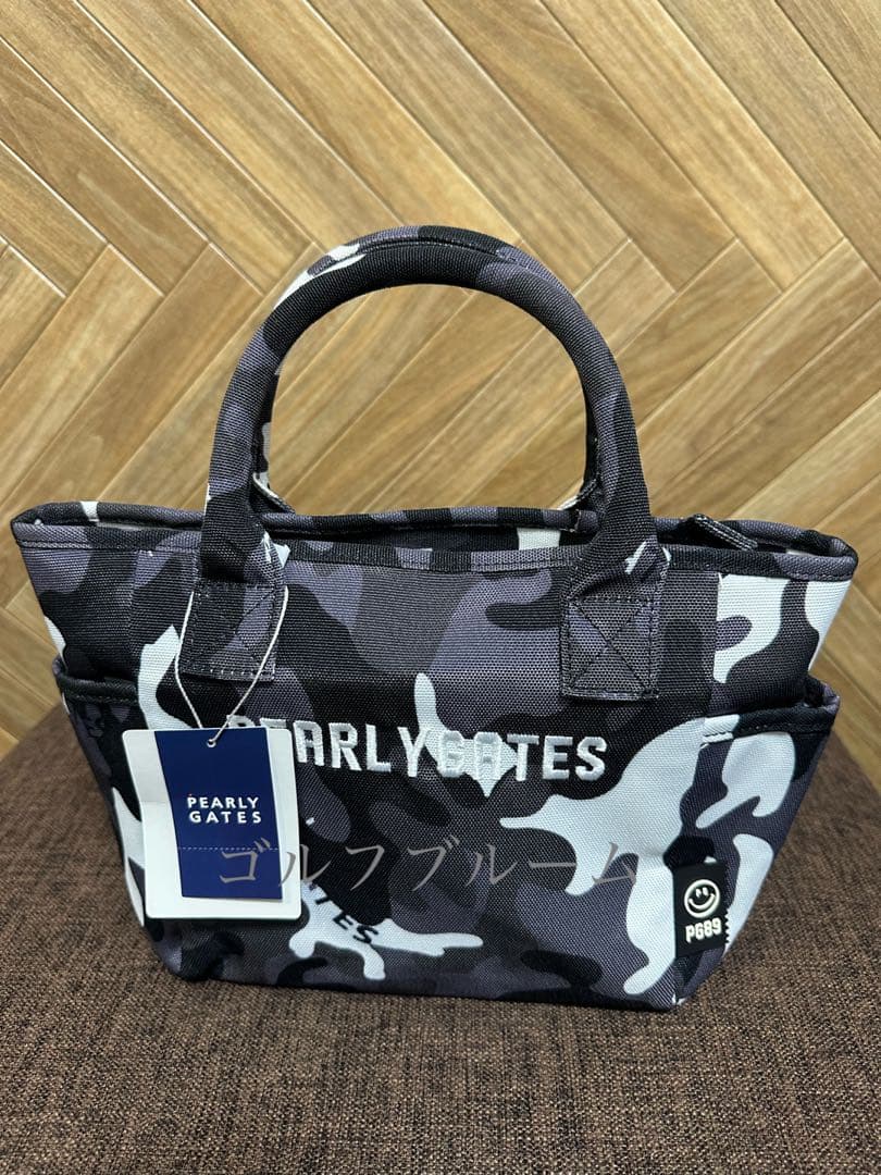 パーリーゲイツPEARLY GATES　カートバック　迷彩柄 グレー