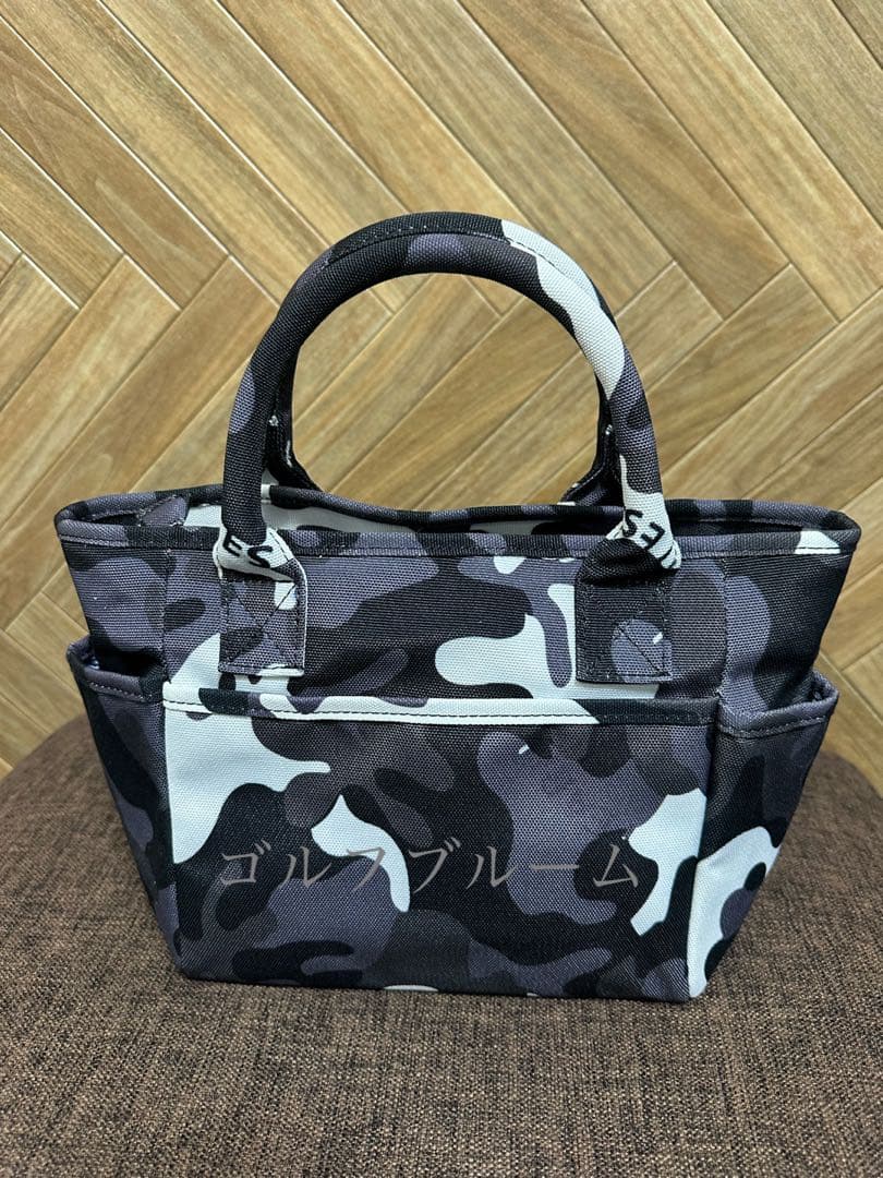 パーリーゲイツPEARLY GATES　カートバック　迷彩柄 グレー