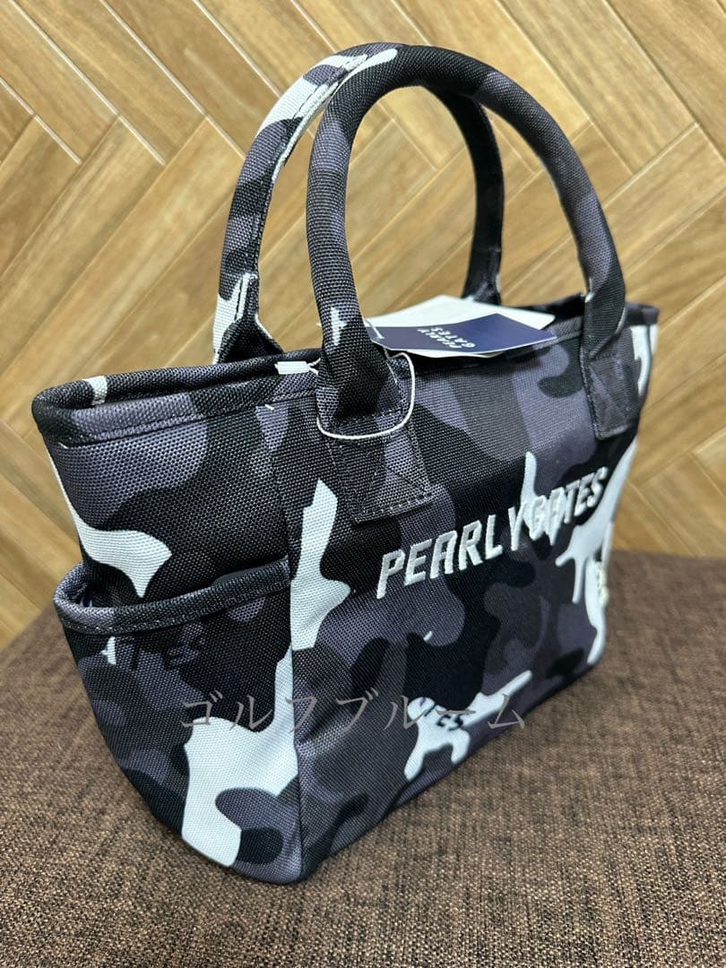 パーリーゲイツPEARLY GATES　カートバック　迷彩柄 グレー