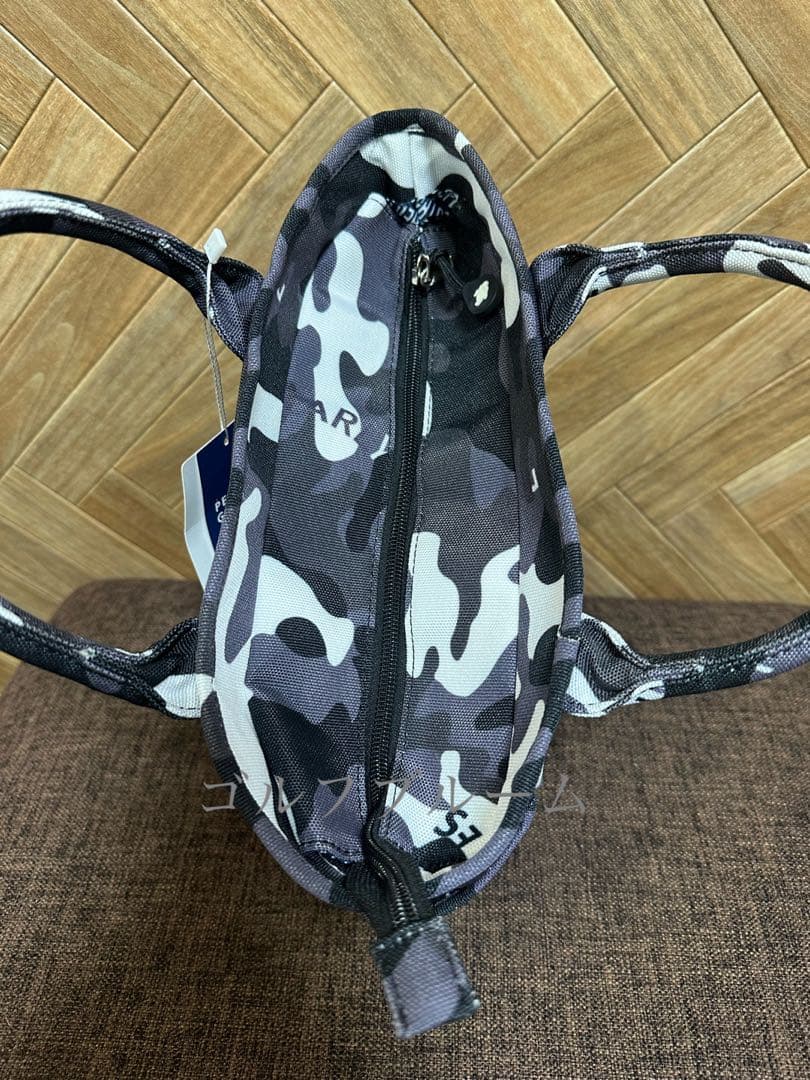 パーリーゲイツPEARLY GATES　カートバック　迷彩柄 グレー