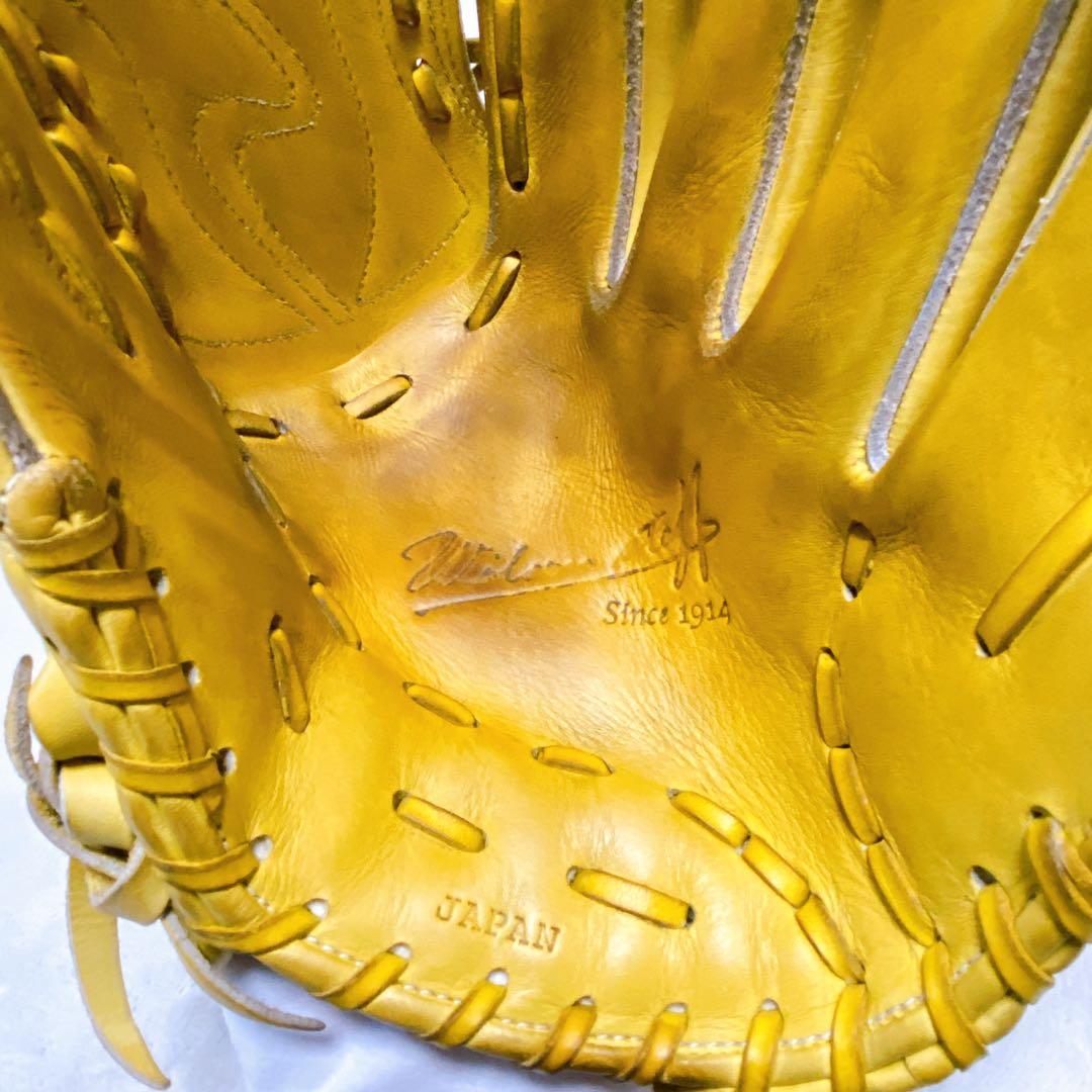 Wilson staff ウィルソンスタッフ　投手用硬式グローブ　イエロー　袋付