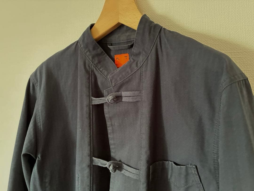 KATO カトー　チャイニーズジャケット　ネイビー　M