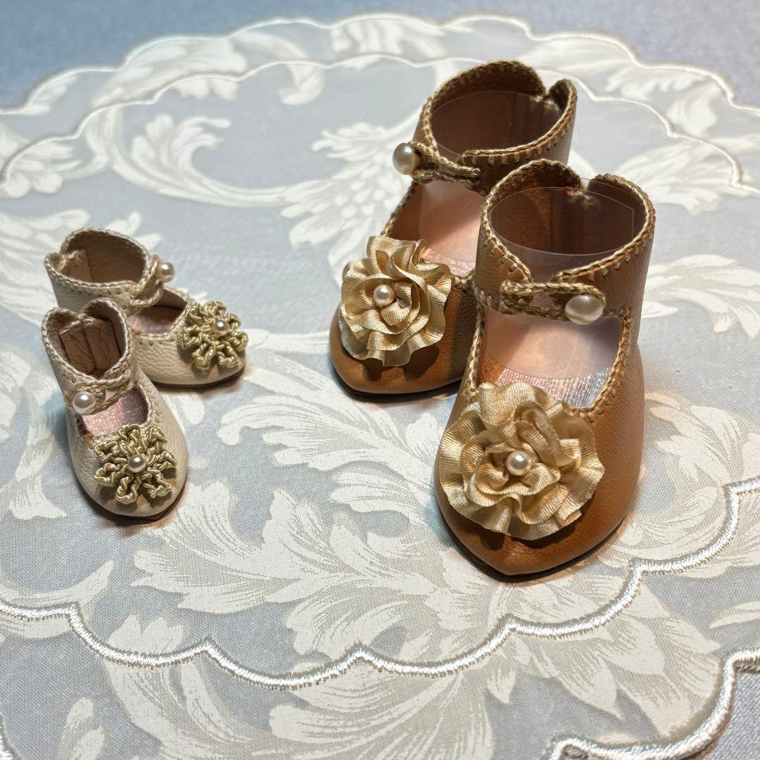 アンティーク ドール　ビスクドール ドール用シューズ　お人形の靴