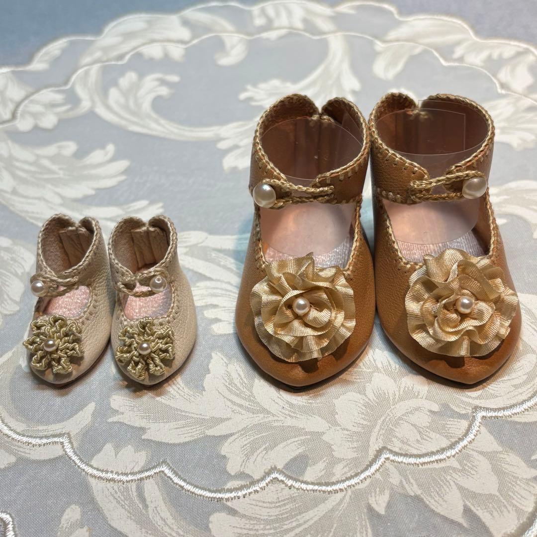 アンティーク ドール　ビスクドール ドール用シューズ　お人形の靴