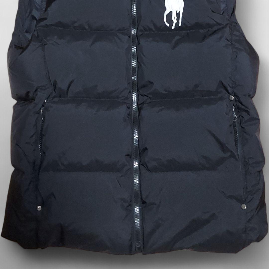 Polo Ralph Lauren ダウンベスト ビッグポニー 黒 Sサイズ
