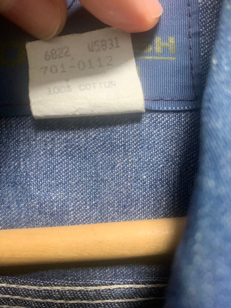 70〜80's OSHKOSH B'GOSH デニムジップJKT SIZE38