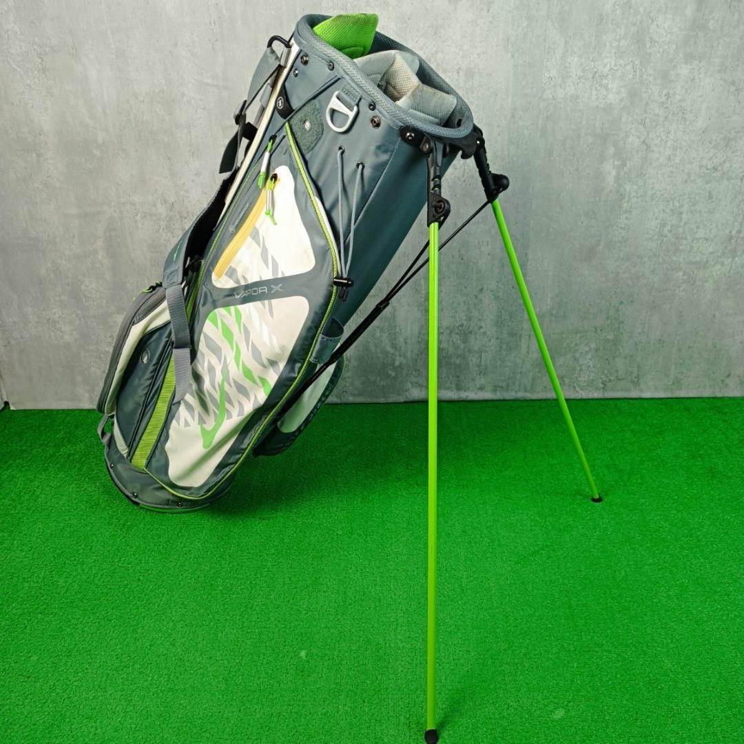 良品　ナイキ ヴェイパー X スタンド式キャディバッグ 口枠5分割 NIKE