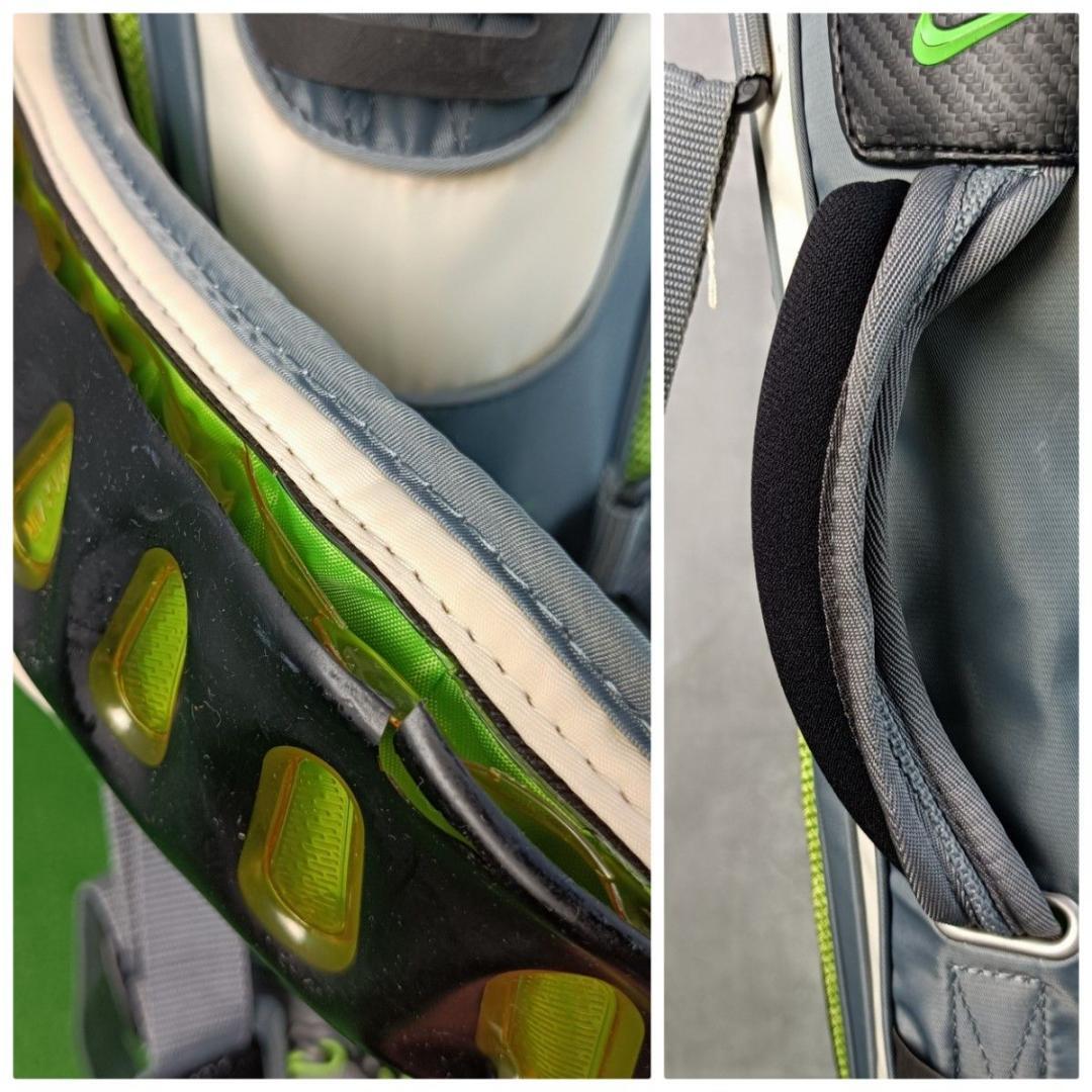 良品　ナイキ ヴェイパー X スタンド式キャディバッグ 口枠5分割 NIKE