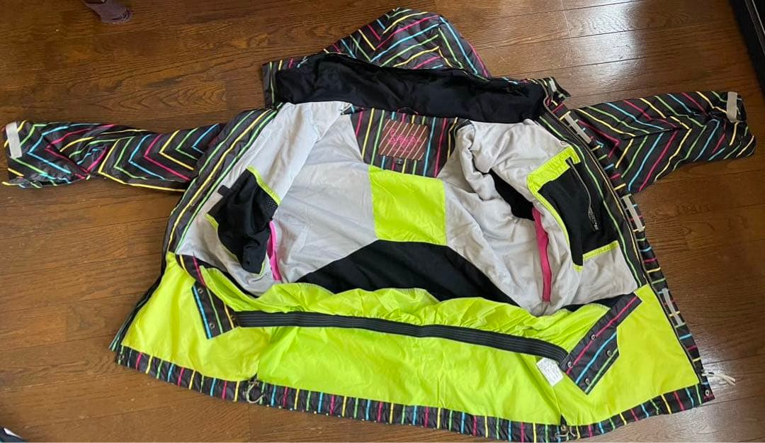 スノーボード レディースウェア 上上下の3点セット Lサイズ マルチカラー