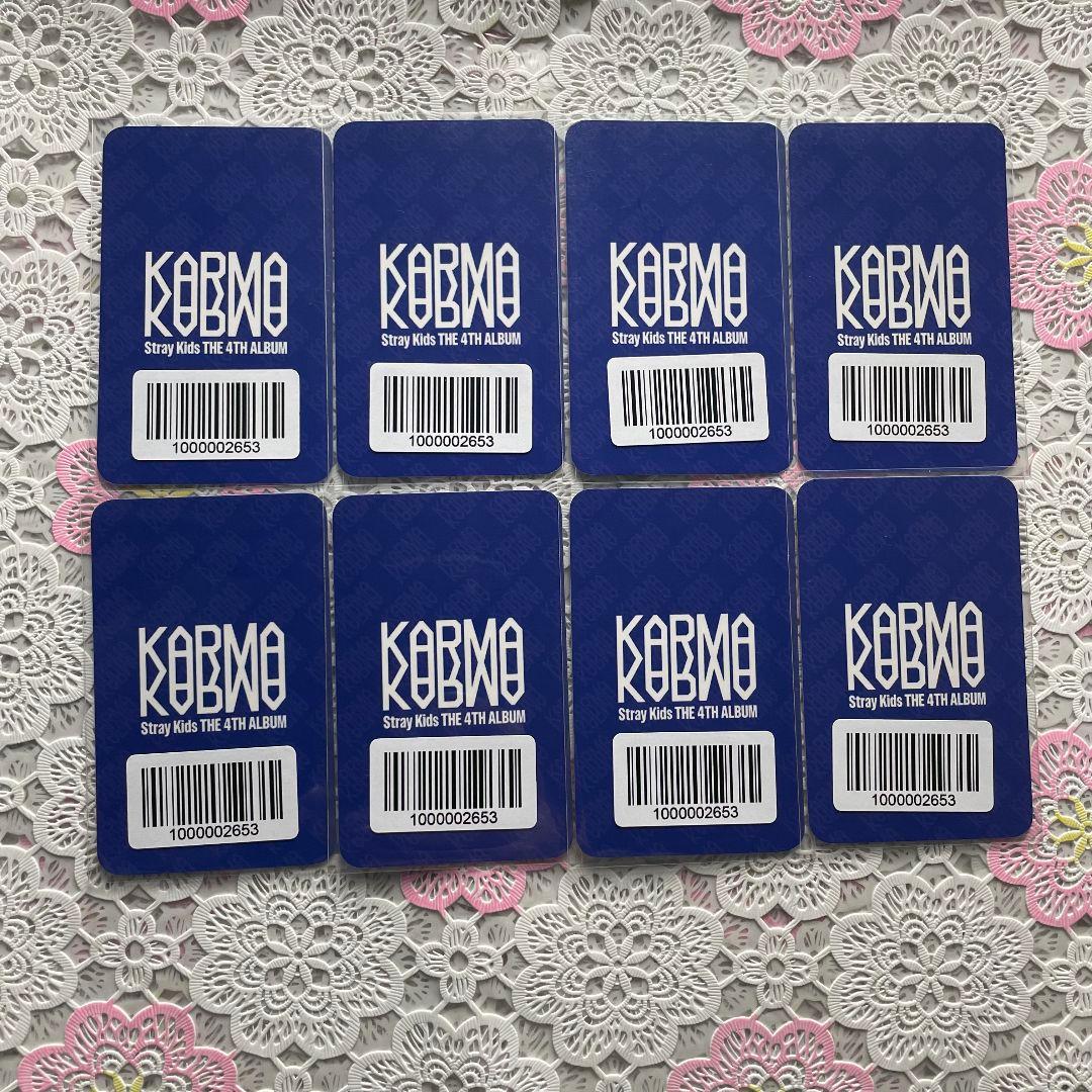 Straykids プレリス KARMA FANS 購入特典 トレカ 8枚