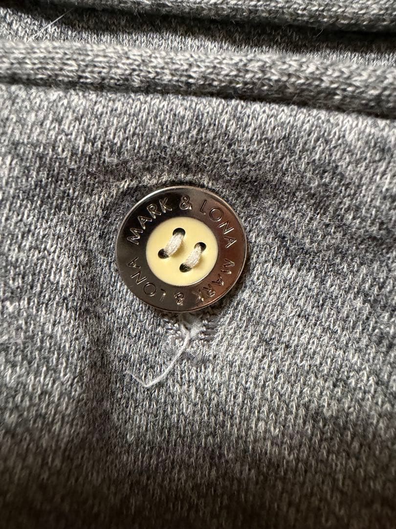 【美品】マーク＆ロナ ゴルフ カーゴパンツ グレー 希少デザイン スカルボタン