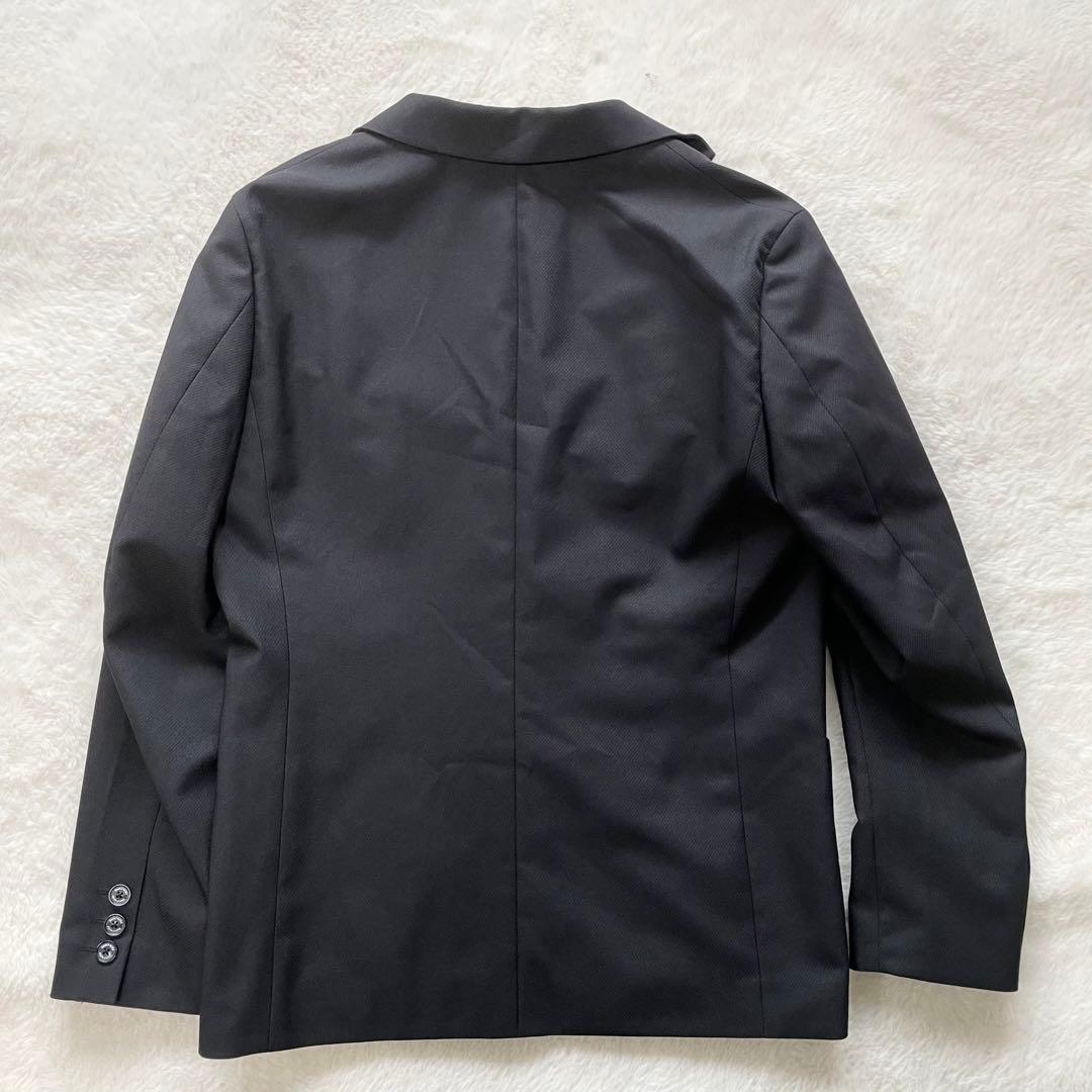 【近年美品】PEARLY GATES 　ロゴ刺繍　テーラードジャケット 　黒