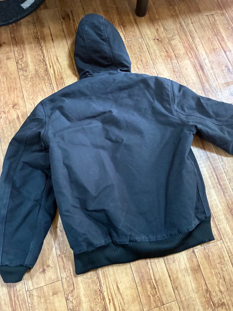 みね　カーハートアクティブジャケットusa製　M ブラック