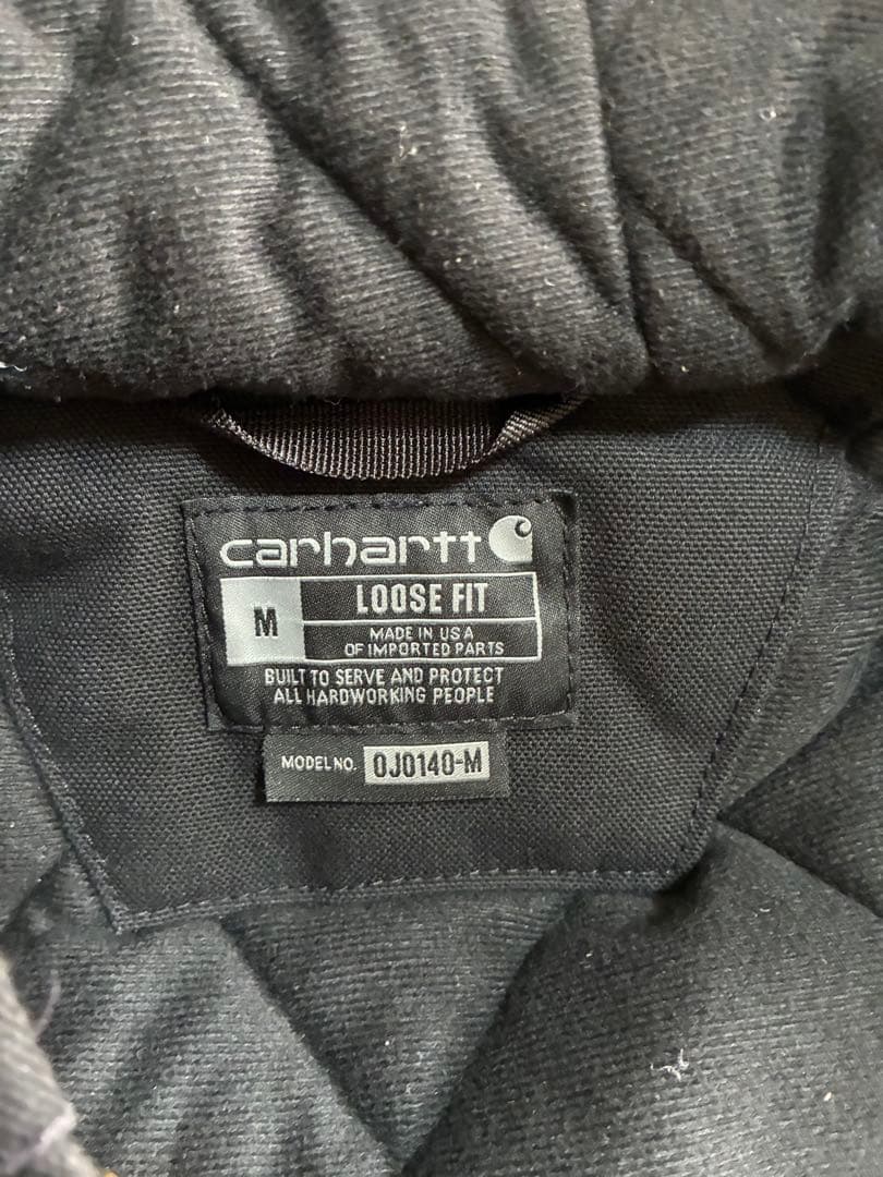 みね　カーハートアクティブジャケットusa製　M ブラック