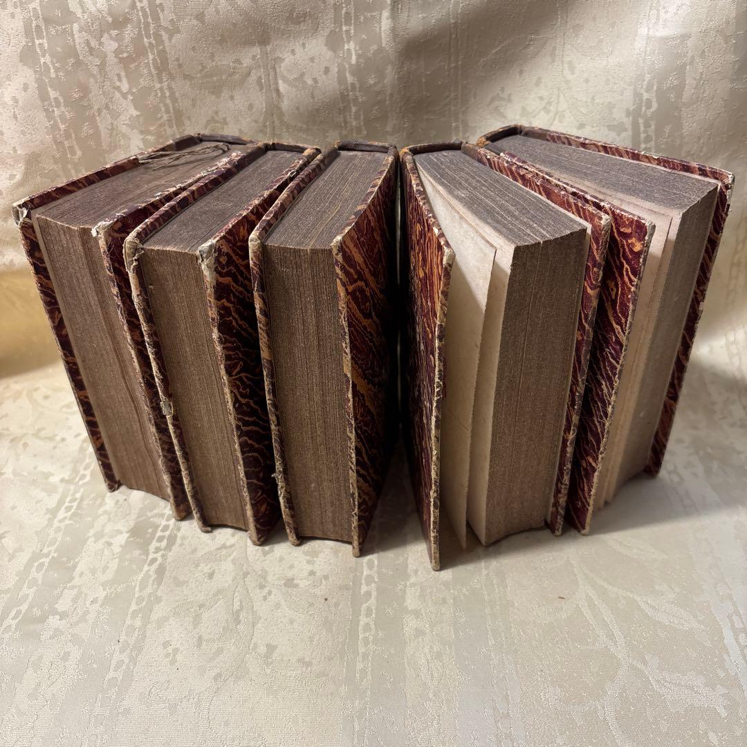 アンティーク　ビンテージ　フランス語　洋書　古書　洋古書　5巻セット