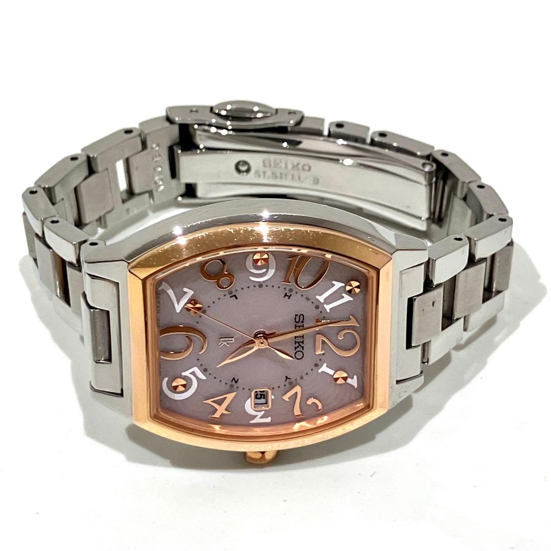 SEIKO セイコー ルキア 電波 ソーラー 腕時計 稼動 1B22-0BB0