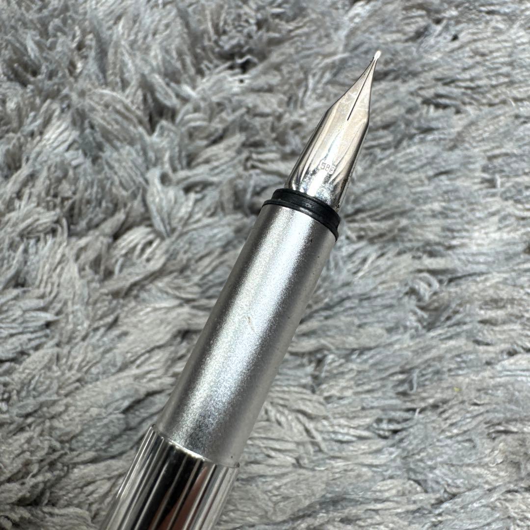 MONT BLANC モンブラン 585 万年筆 GERMANY シルバーカラー