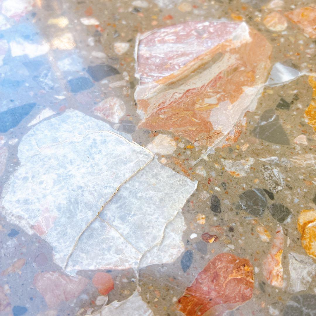 希少　アンティーク 大理石 ローテーブル