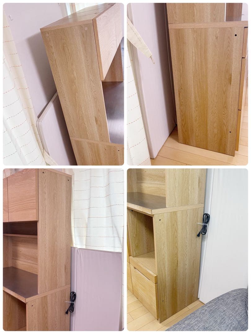 【yuki様】unico LOMキッチンカウンター　W1000 setF オーク